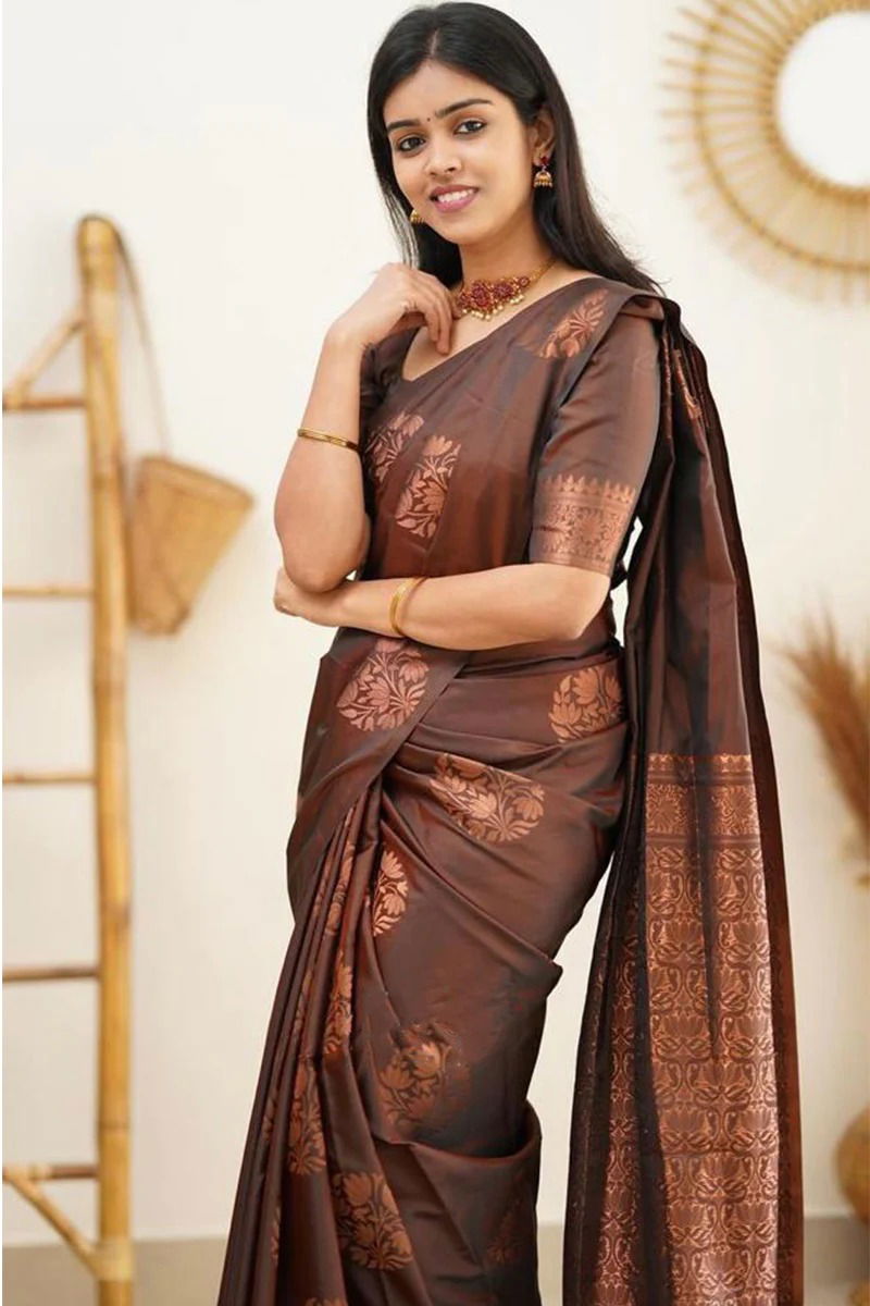 Mf 71 Soft Lichi Silk Designer Saree Catalog